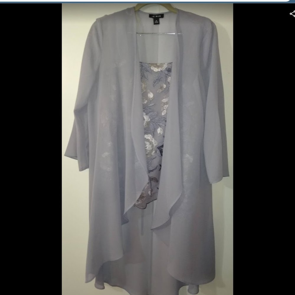 LE BOS Mother of the Bride 3 Piece Pant Set - Dillard's Size 10 Lavender
